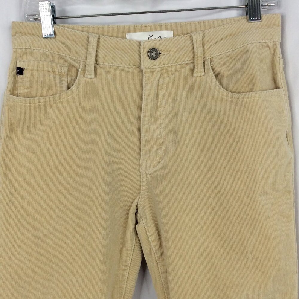 KanCan Lupe‎ High Rise Corduroy Pants Jeans Womens 9/28 Beige Ankle Crop - Picture 7 of 12